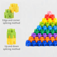 Juguete De Construcción Para Niños Bloques Hexagonales Con Engrosado De Dientes Plásticos Juego De Rompecabezas Para Educar Y Divertir - details 4