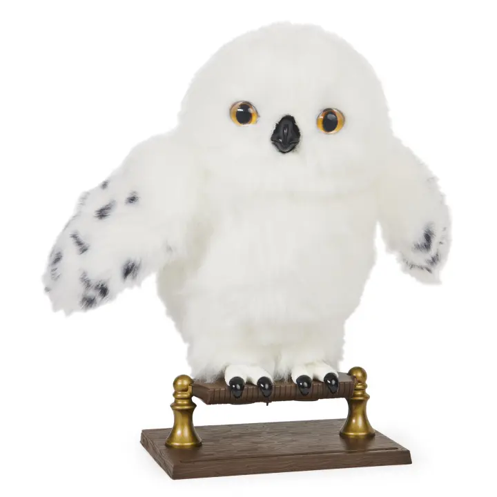 WWO Hedwig Interactiva | Harry Potter Wizarding World | Peluche Hedwig Interactivo - Más de 15 sonidos y movimientos que harán de Hedwig tu compañera fiel. - 1