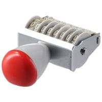 Tampón De Número Personalizado Rollo 4, 6 O 8 Dígitos Stamps De Negocios Para La Oficina Material De Goma Y Plástico Tamaño 9*2*2cm - details 3