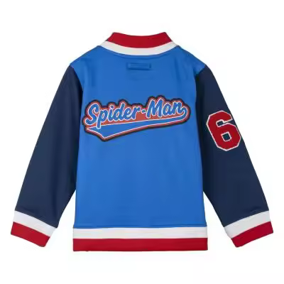 CHAQUETA COTTON BRUSHED BASEBALL SPIDERMAN - 1