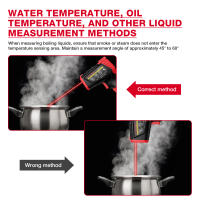 HABOTEST HT651D Termómetro Infrarrojo Con Láser Medidor De Temperatura No Contacto Industrial Rango -50-800℃ Digital Portátil - details 20