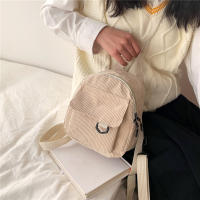 Mochila Mini Para Mujer De Cordón Sólido Y Estilo Casual Gran Capacidad Duradera Para Viajes Y Escuela Con Cierre De Cremallera - details 15