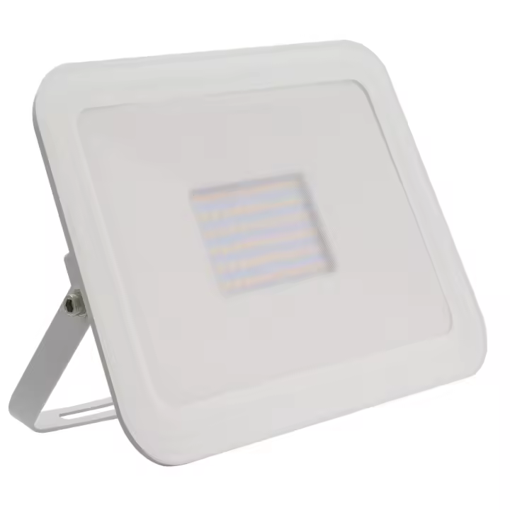 Ledkia Foco Proyector LED 100W 120lm/W IP65 Slim Cristal Blanco 3000K Blanco Cálido - 1