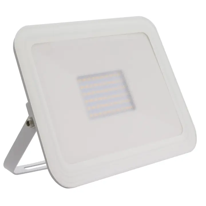 Ledkia Foco Proyector LED 100W 120lm/W IP65 Slim Cristal Blanco 3000K Blanco Cálido - 1