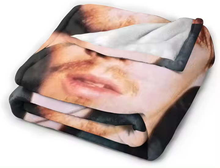 Manta de Franela Suave Ultra-Dulce Ethan Hawke 3D Impresión Manta de Peluche Decoración de Cama Tiro para Sala Dormitorio Decoración (3Tamaños)-b118 Manta para Otoño e Invierno Cuidado de Lavado por Máquina o a Mano - 1