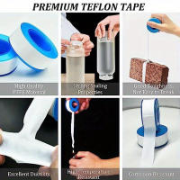 10pcs Cinta Teflon Para Sellado De Tubos De Agua - Impermeable Y Duradero Para Uso Indoor En Superficies De Plástico - details 4