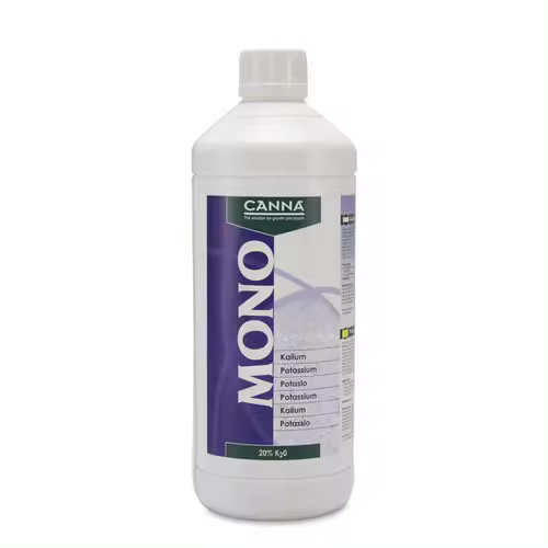 Canna Potasio para Floración - Fertilizante Mineral - Cultivo Aeropónico, Coco, Hidropónico y Tierra - Estimula la Planta - 1