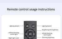 Ventilador De Techo Pequeño Multifuncional 40cm Con Control Remoto Silencioso Y Hojas Invisibles Para Sala De Estar Oficina Estudio - details 10