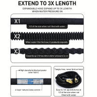 Conector Doble Metálico Expansible Para Riega De Jardín PVC Resistente a La Presión Agua Para Riego De Campo Lavado De Coche - details 6