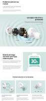 Samsung Galaxy Buds FE Auriculares inalámbricos, Bluetooth 5.2, Cancelación de Ruido, Galaxy AI ha llegado,Batería de larga duración 30h,Rastreo automático para evitar pérdidas - details 3
