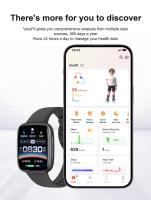 Reloj inteligente con pantalla AMOLED HD, frecuencia cardíaca, oxígeno en sangre, salud, Bluetooth, información de llamadas, reloj multideportivo (2025) - details 4