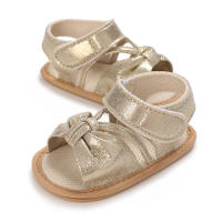 Zapatillas De Verano Para Bebé Niña Con Lazo Antideslizante Suaves Y Cómodas Suela De Goma Zapatos De Primera Caminata Para Princesa - details 18