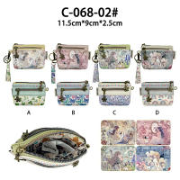 Monedero 3 Cremalleras Sweet & Candy Bags C-068-02 - 12 x 9.5 x 2 cm - 4 modelos diferentes con estampados únicos. - details 9