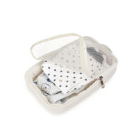 Bolsa De Diaper Con Almacenamiento Tamaño Pequeño Estilo Con Contenedor Interior Cierre De Cremallera Material De Tela - details 5