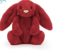 Muñeco De Peluche Jelly Cat Conejo Rojo De Navidad 30cm Juguete Interactivo Para Perros Y Gatos Suave Y Soothing Decoración Para El Hogar Regalo Para Mascotas - details 6