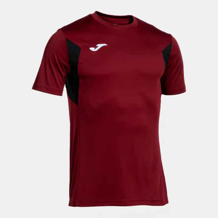 Camiseta M/C Hombre Joma Winner III 103150 Burdeos Negro 680 Elástica - 1