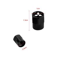 Nueva Tapa De Válvula De Neumático 4pcs Para Coche Cubierta Hexagonal Antipolvo Para Mitsubishi Asx Lancer Outlander Pajero Ralliart Accesorios De Estilo De Coche - details 6