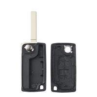 Banner - Carcasa mando llave de coche 2 botones compatible con citroen y peugeot negro