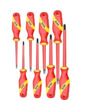 Llave De Crucero Aislada LAOA VDE Para Herramientas De Circuito Doméstico Acero Aluminizado Aislamiento Y Resistencia Al Corriente Cruz Y Plana Para Electricistas - details 10