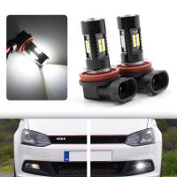 2Pcs Bombillas De Niebla LED H8 H11 Blancas Para VW Volkswagen Polo Mk5 Gti Hatch 6R 6C 61 Sin Errores Canbus Lámparas De Conducción 12V 30W - details 0
