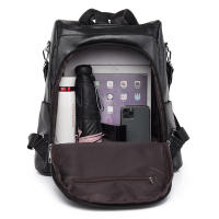 Mochila de cuero de la PU de gran capacidad antirobo - details 1