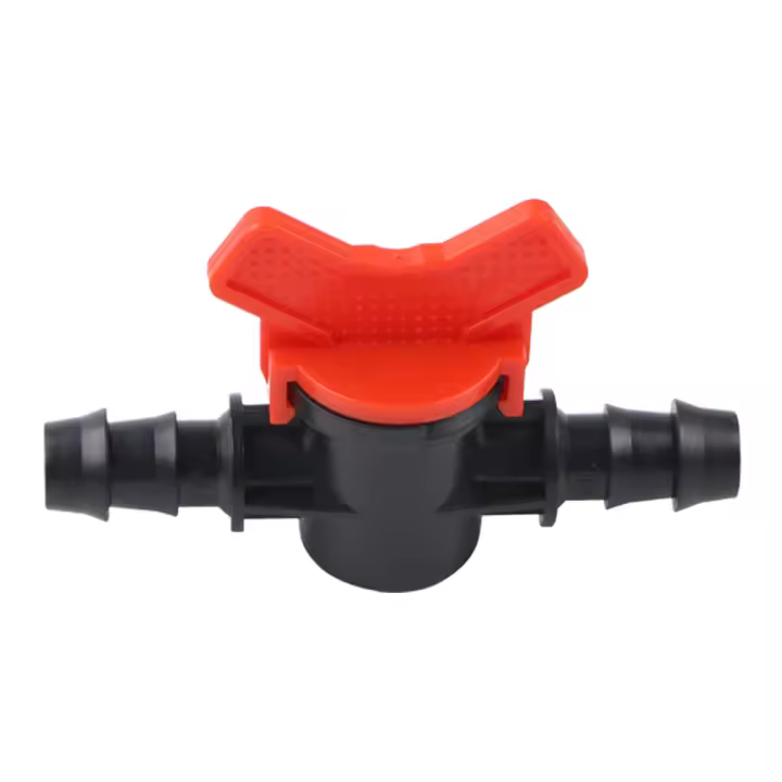 Válvula De Corte De Bola Conector De Tubo PE PN4 Para Riego Por Drip Jardín Acuario 16mm 20mm 25mm Plug De Riega - 1