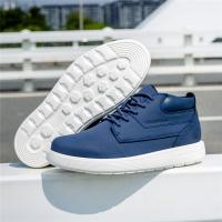 Botas De Caza FLYLAND Para Hombre Casual Hechas a Mano De Cuero Ligeros Antideslizantes Zapatillas Con Cordones - details 5