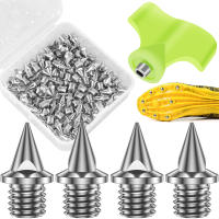 100Pcs Pitones De Acero Para Zapatillas De Deporte Antideslizantes Y Ligeras Reemplazo Para Correr Y Caminar - details 5