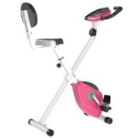 HOMCOM Bicicleta Estática Plegable para Ejercicios Profesional Bicicleta Vertical de Forma X con 8 Niveles Resistencia Magnética Ritmo Cardíaco Asiento con Altura Ajustable Acero 43x97x109 cm - details 0