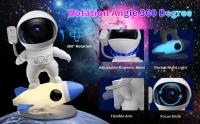Proyector De Galaxia Para Dormitorio Decoración Regalo Para Niños Luz Nocturna Astronáutica Planetario Rotativo 360° - details 3