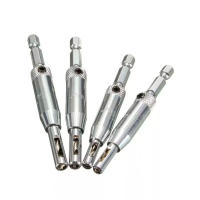 Binoax Set De 4 Herramientas De Perforación Self Centering Hinge Con Brocas De Alta Velocidad Para Madera Tamaños 5/64 7/64 9/64 11/64 - details 0