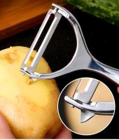 Pelador De Verduras Y Frutas De Acero Inoxidable Multiusos Para Patatas Zanahorias Y Frutas Herramientas De Cocina Ecológicas Y Resistentes - details 14