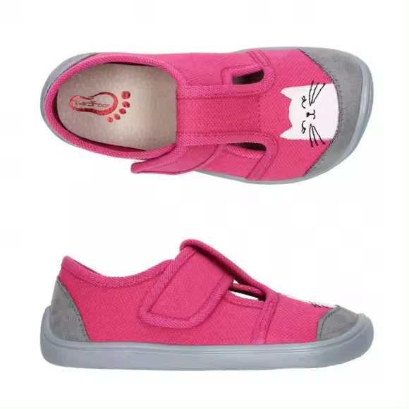 Sandalias con velcro Bar3foot Nevada Gato Fucsia Bar3foot IBRE22E31 - 1
