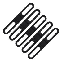 5Pcs/set Soporte De Lámpara De Bicicleta De Silicona Multifuncional Fijador De Correa Para Ciclismo Montaje Para Lámpara - details 1