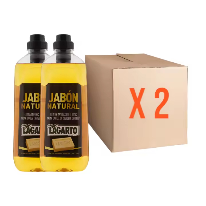 Jabón Natural Lagarto 1000 ml   Jabón Natural Elimina Manchas En tejidos Máxima Limpieza Lagarto Jabón Lagarto Natural para Tejidos 1000 ml Jabón  Liquido Natural - 1