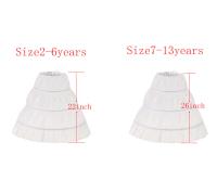 Delantal De Encaje Para Niñas 2023 Con 3 Aros Y Cintura Elástica Vestido De Novia Con Encaje Y Volantes Moda Infantil - details 10