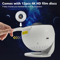 Proyector De Galaxia Luz Nocturna Estelar 360° Giratorio Planetario Para Dormitorio Regalo De San Valentín Boda Envío De 13 Sets De Película - details 3