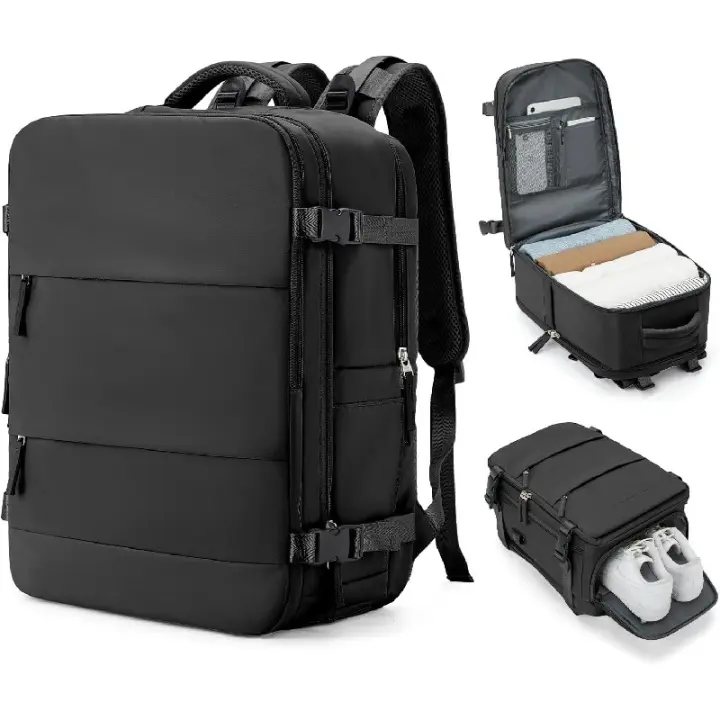 Mochila viaje cabina avion 40x20x25，Mochila Grande Para Ordenador Portátil, Mochila De Viaje Aprobada Por La Aerolínea, Mochila Deportiva Para Senderismo Con Compartimento Para Zapatos-Cecodadi - 1