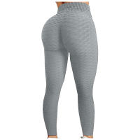 Leggings De Yoga Para Mujer Fitness Running Cintura Alta Slim Pantalones Deportivos Push up Secado Rápido Gimnasio Correr Trabajo Largo - details 10