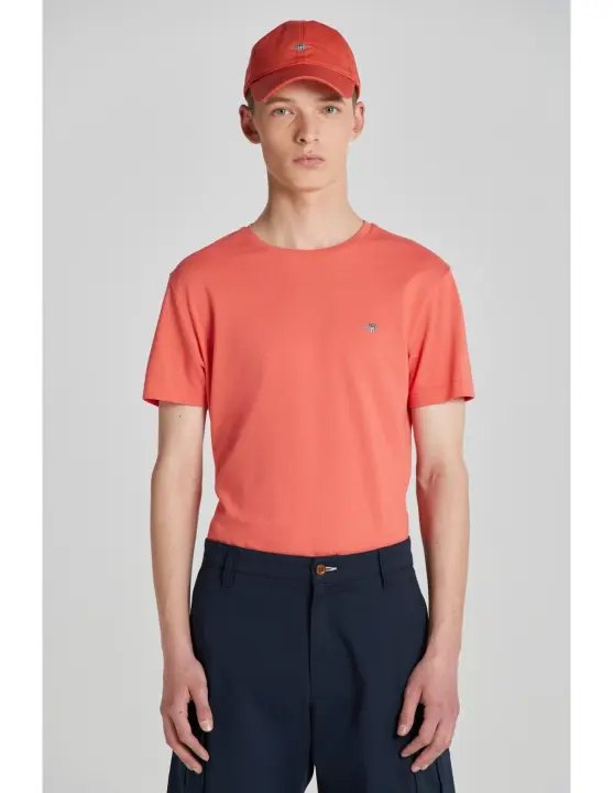 CAMISETA GANT SLIM PIQUE SUNSET PINK GANT - 1
