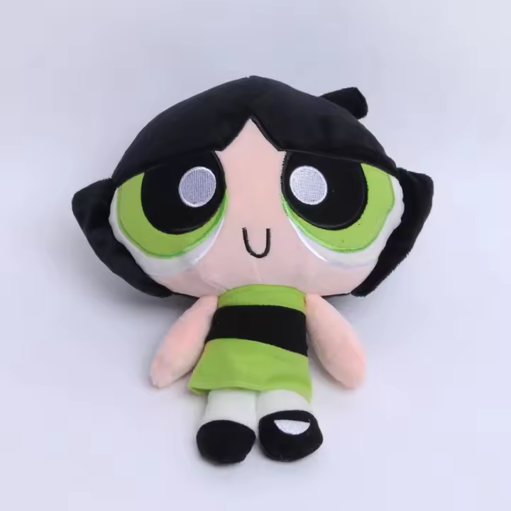 3pcs/lot Peluches De Anime Powerpuff Girls 20cm Juguetes De Peluche Lindos Blossom Buttercup Bubbles Regalos Para Niños - 1