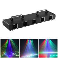 Proyector Láser de 5 Ojos RGB para Discoteca – Efectos Espectaculares para Eventos Profesionales - details 1