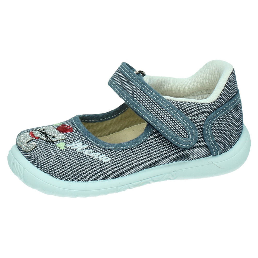 Zapatillas marca VULCA-BICHA para niña en color marino. ZAPATILLAS GATO