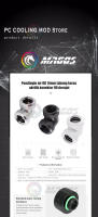 Conector De Tubo Duro De Encaje 90° Para Refrigeración Por Enfriamiento Con Agua Fitting De Metal Compatible Con Tubo PMMA PETG De OD14mm - details 0