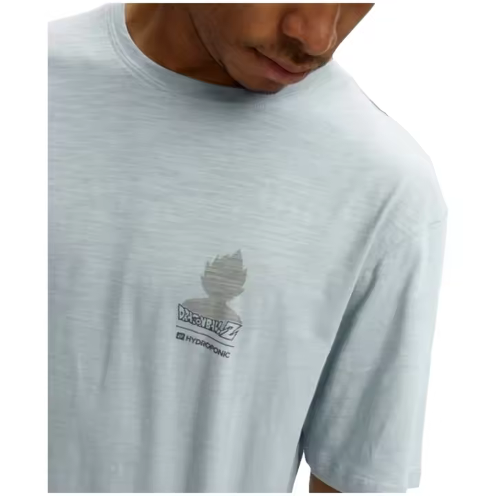 Camiseta de Manga Corta Hydroponic Dragon Ball Z Shadow para hombre en color azul - 1