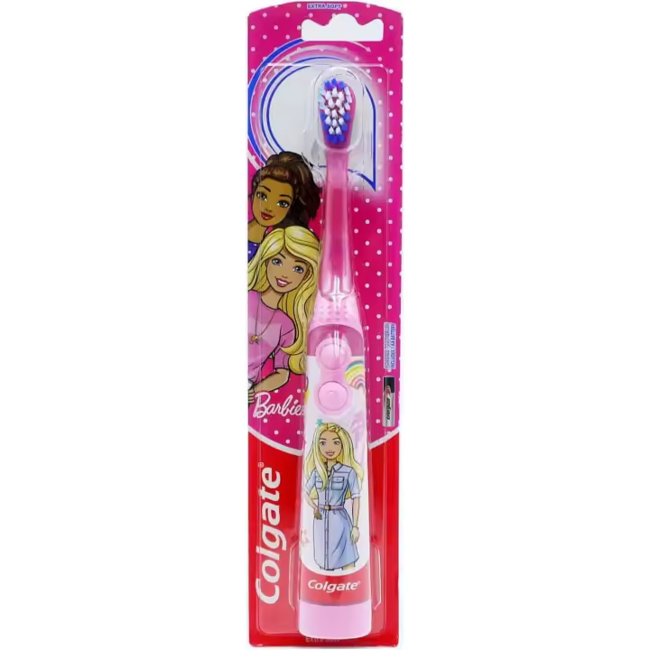 Colgate Kids Cepillo De Dientes Barbie Batería Extra 3+ años - 1
