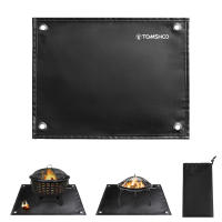 TOMSHOO Tapete De Grill Para Pabellón Y Camping Al Aire Libre Resistente Al Fuego Tapete De Ember Para Estufa De Gas - details 7