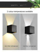 Lámparas De Pared LED 9W Impermeables En Blanco Frío Y Blanco Cálido Modernas Para Exterior Y Interior Iluminación Nordic Para Jardín Y Pasillos - details 3