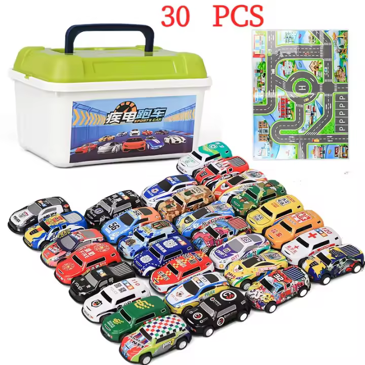 Coche De Acero a Escala Para Niños Juguete De Colección Simulación De Vehículo Con Cuerpo De Aleación Saltar Y Ejectar Regalo Ideal Para Niños - 1