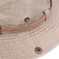 Sombrero De Pesca Para Hombres Sombrero De Pescar Ajustable De Malla De Algodón Sombrero De Sol De Exterior Estilo Cowboy Occidental Casquete - details 11